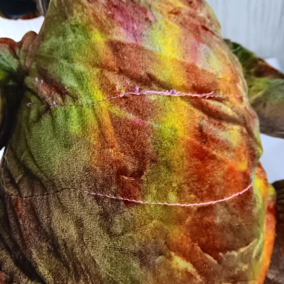 1992 Ensemble Chosun tie dye plush dragon Makes a high-pitched squeaking sound - Picture 9 of 9